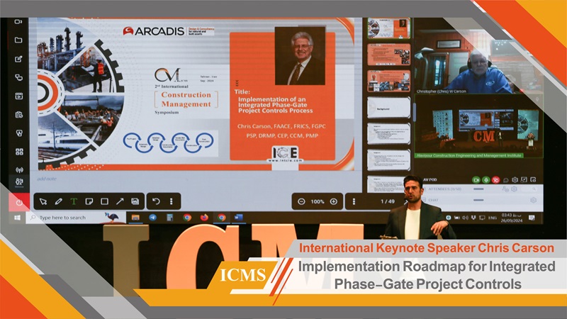 سخنرانی Chris Carson در سمپوزیوم مدیریت ساخت